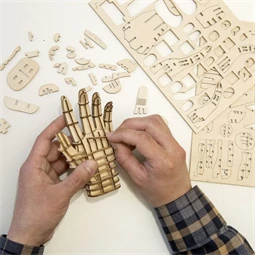 3D puzzle, kéz