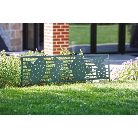 Ágyásszegély kaktusz mintával 40 cm x 1 m