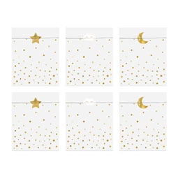 Ajándéktasak kis csillag 13x14 cm S/6