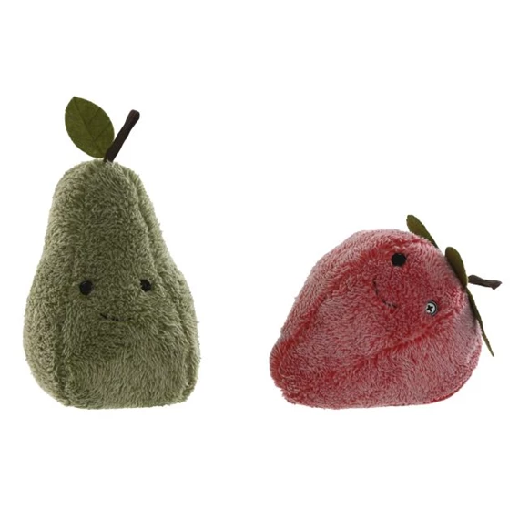 Ajtótámasz eper, körte 12x12x23 cm 2 féle