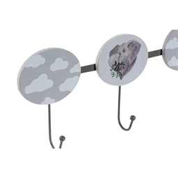 Akasztó falra, elefántos 40x5x17 cm 2 féle