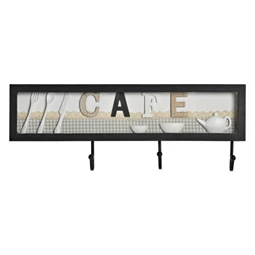 Akasztó falra "Cafe" felirattal 45x4x17 cm