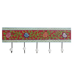 Akasztó falra kézzel festett 48,5x5x17,5 cm