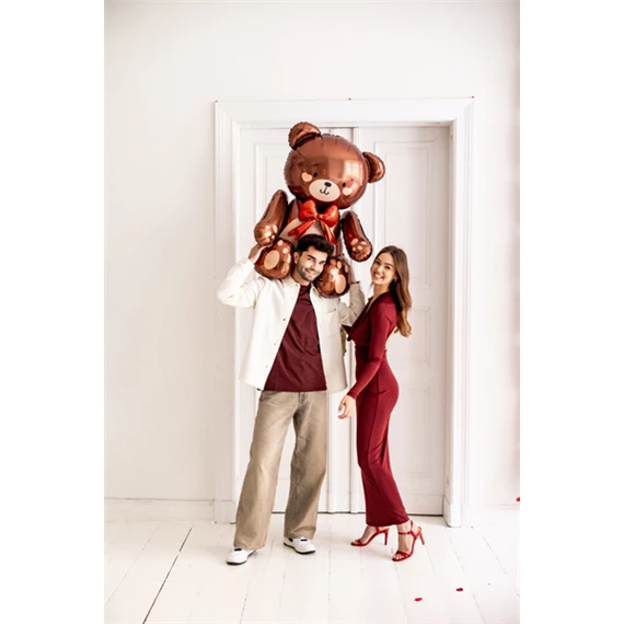 Álló fólia lufi maci 59x88 cm mix