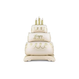 Álló lufi torta fólia 70x100 cm keverék