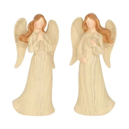 Angyal szívvel, imádkozó álló 4,2x2,8x9 cm 2 féle