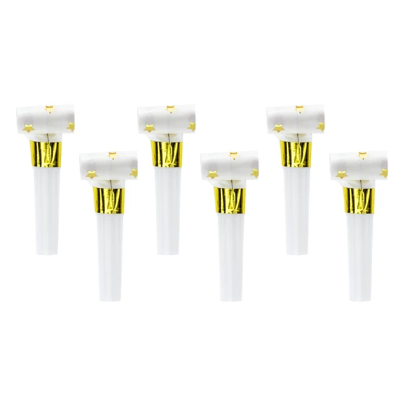 Anyósnyelv csillagos papír 12 cm fehér S/6