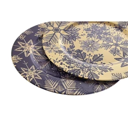 Asztali dekoráció tányér 33x33x2 cm 2 féle