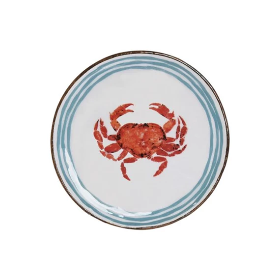 Asztali kínáló lakkozott 25,5x25,5x2,5 cm