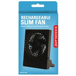 Asztali ventilátor, újratölthető 11x8x2,3 cm