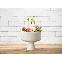 Asztalszám betűzős 26 cm arany S/11