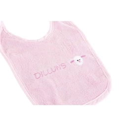 Baba előke szett 19x29x3 cm 4 féle S/7