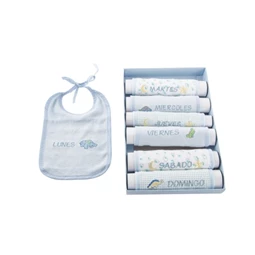 Baba előke szett 19x29x3 cm 4 féle S/7