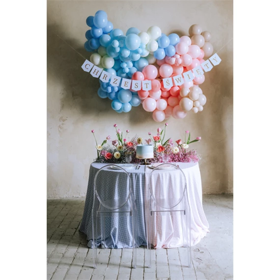 Banner Chrzest Święty 2 m világoskék