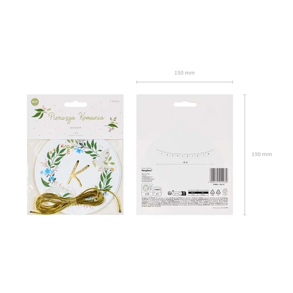 Banner elsőáldozás 2 m