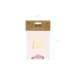 Banner férj feleség, világos rózsaszín, 15 x 110 cm