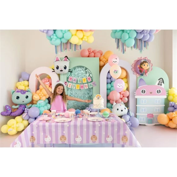 Banner happy birthday gabby`s dollhouse 180 x 15 cm