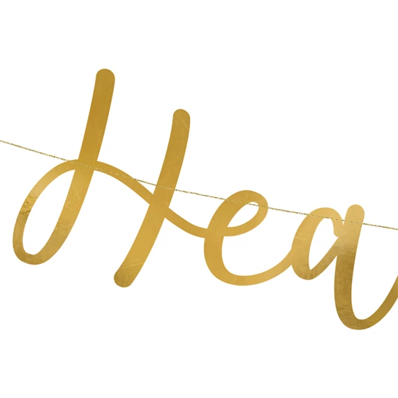 Banner heaven sent 14.5x85 cm arany