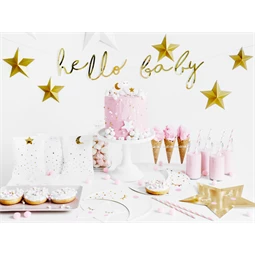 Banner kis csillag - hello baby 18x70 cm