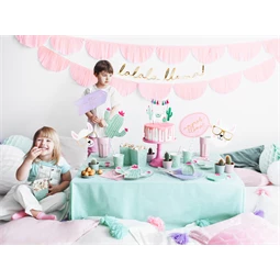 Banner láma - Lalala láma, arany, 12.5x82 cm