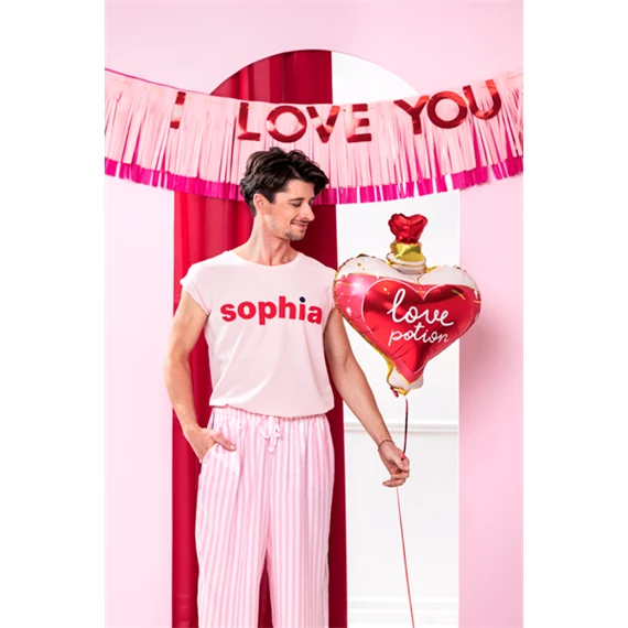 Banner szeretlek 150x30 cm mix