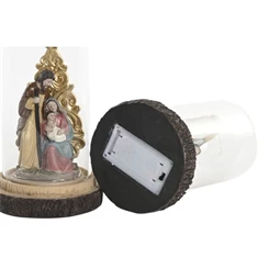 Betlehem LED-es 10x10x21 cm 2 féle