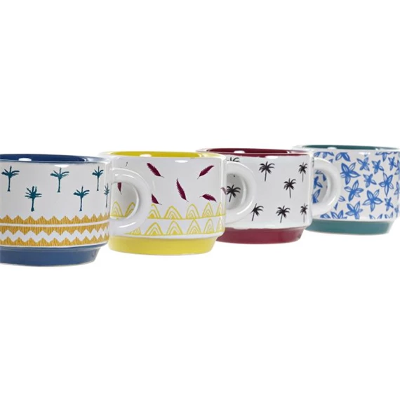 Bögre afrikai mintás 10x7,5x5 cm 150 ml 4 féle