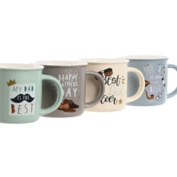 Bögre apunak 10,5x9x10 cm 400 ml 4 féle