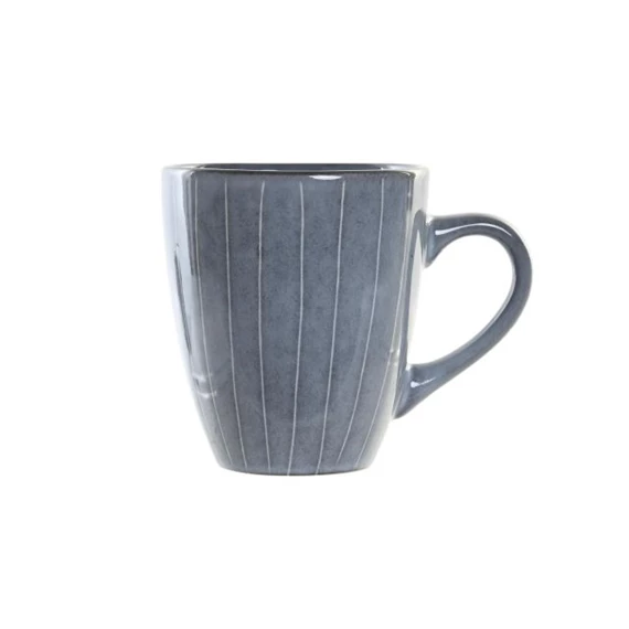 Bögre csíkos 13x9,5x10,5 cm 380 ml