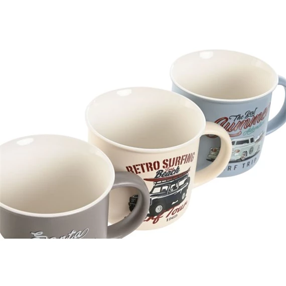 Bögre felirattal 380 ml 10,5x9x9,3 cm 4 féle