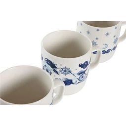 Bögre 11,5x8,5x10 cm 380 ml 3 féle