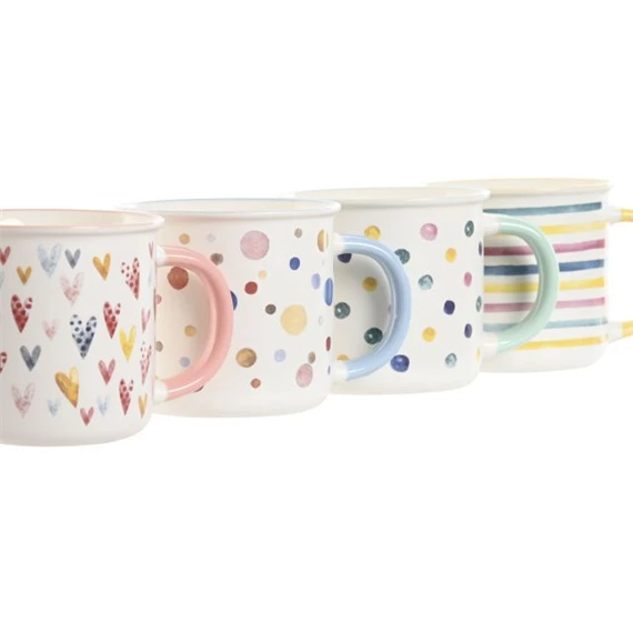 Bögre 12,5x9,5x9 cm 4 féle