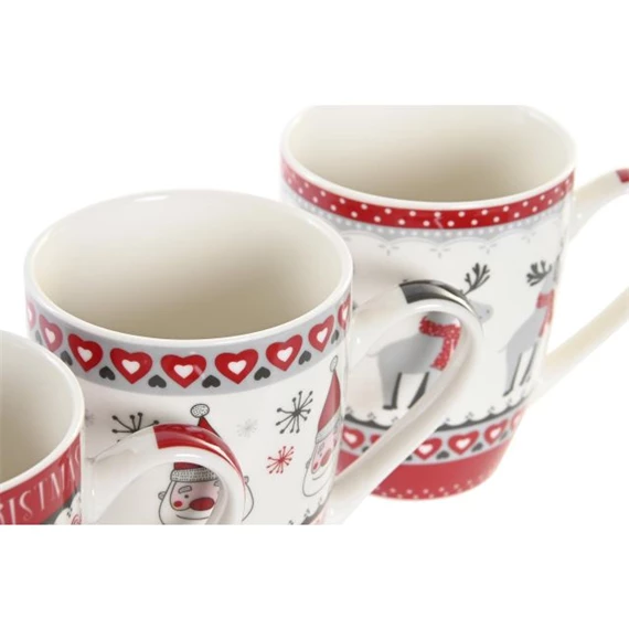 Bögre 12x8x10,5 cm 4 féle 340 ml