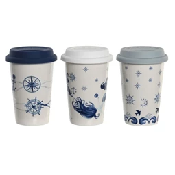 Bögre 10x10x14 cm 400 ml 3 féle