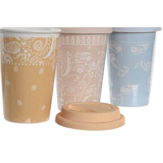 Bögre 10x10x14 cm 400 ml 3 féle