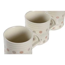 Bögre szett 12x8,5x9,5 cm S/4 300 ml