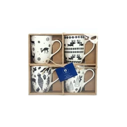 Bögre szett 8x12x10 cm 360 ml S/4