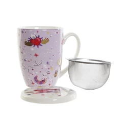 Bögre teás 12x8,3x11 cm 380 ml 2 féle