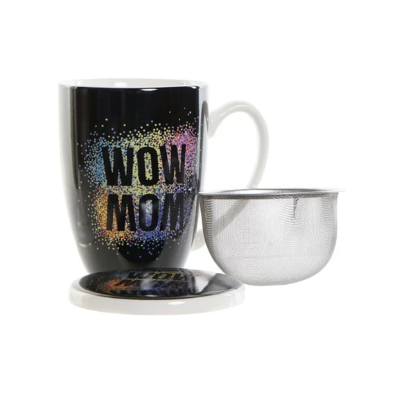 Bögre teás MOM 12x9x11 cm 4 féle 380 ml