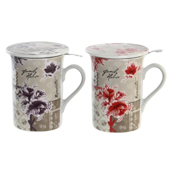 Bögre teás, klasszikus 11x8,5x11 cm 280 ml 2 féle