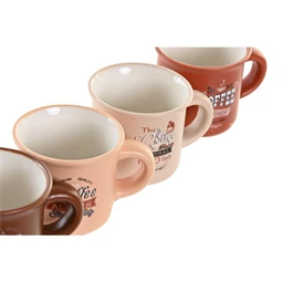 Bögre vintage 7,5x5,7x5 cm 4 féle