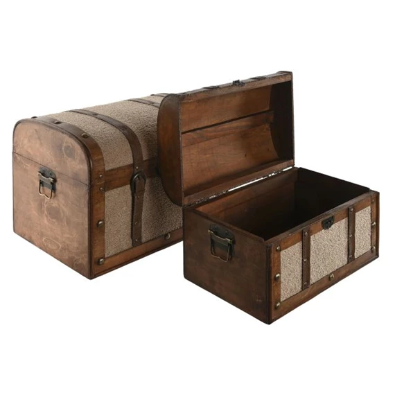 Bőrönd szett 41x32x30,5 cm S/2