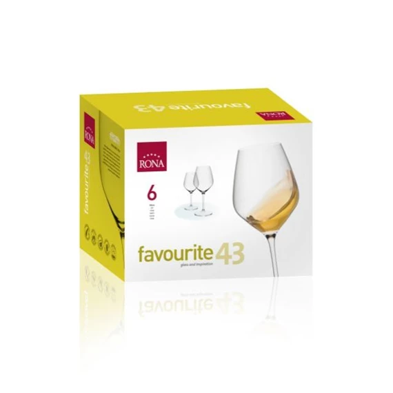 Boros pohár FAVOURITE 430 ml 8,8x21,1 cm S/6