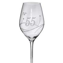 Boros pohár Swarovski kristállyal 360 ml 22,5x8 cm