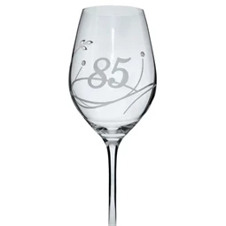 Boros pohár Swarovski kristállyal 360 ml 22,5x8 cm