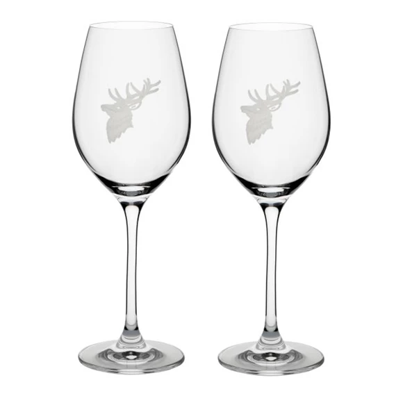 Boros pohár Swarovski kristállyal 360 ml 22,5x8 cm S/2