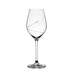 Boros pohár Swarovski kristállyal 360 ml 22,5x8 cm S/2