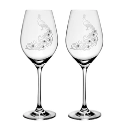 Boros pohár Swarovski kristállyal 470 ml 24x9,3 cm S/2