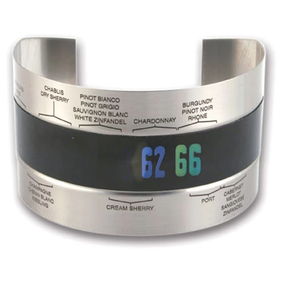 Borosüveg hőmérő 6,35x4,06x6,6 cm