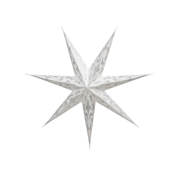 Csillag mintás, 7 ágú, akasztós 85 cm